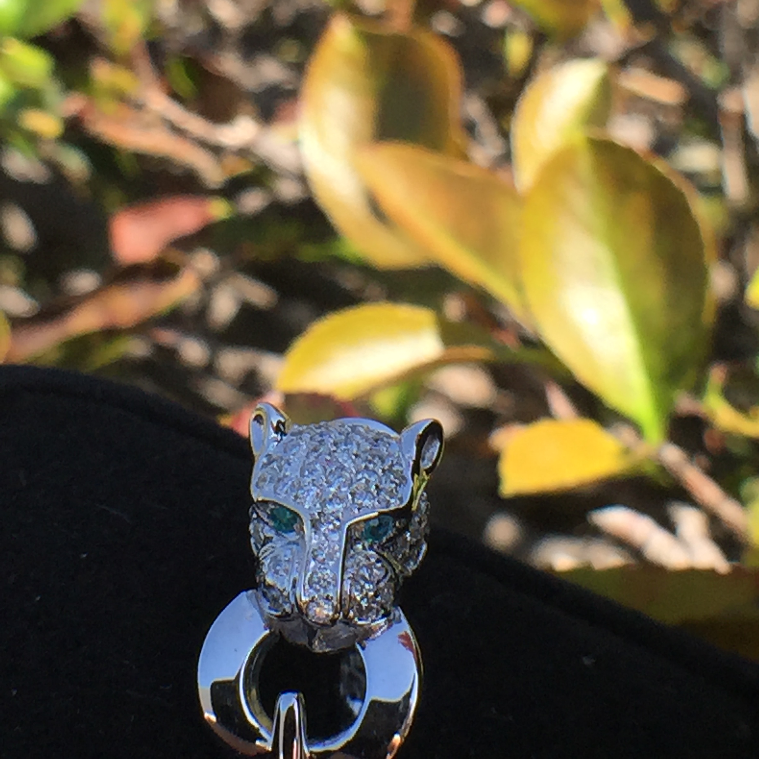 14k White Gold 0.69ct Paraiba & VS Diamonds Ring