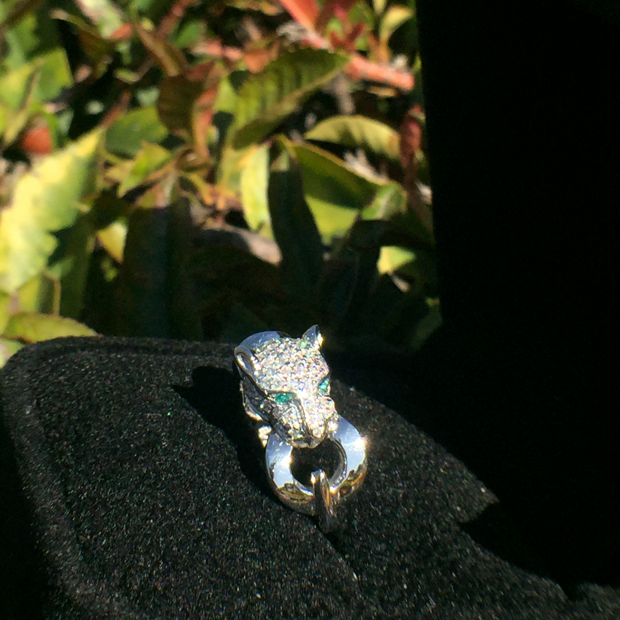 14k White Gold 0.69ct Paraiba & VS Diamonds Ring - Image 6