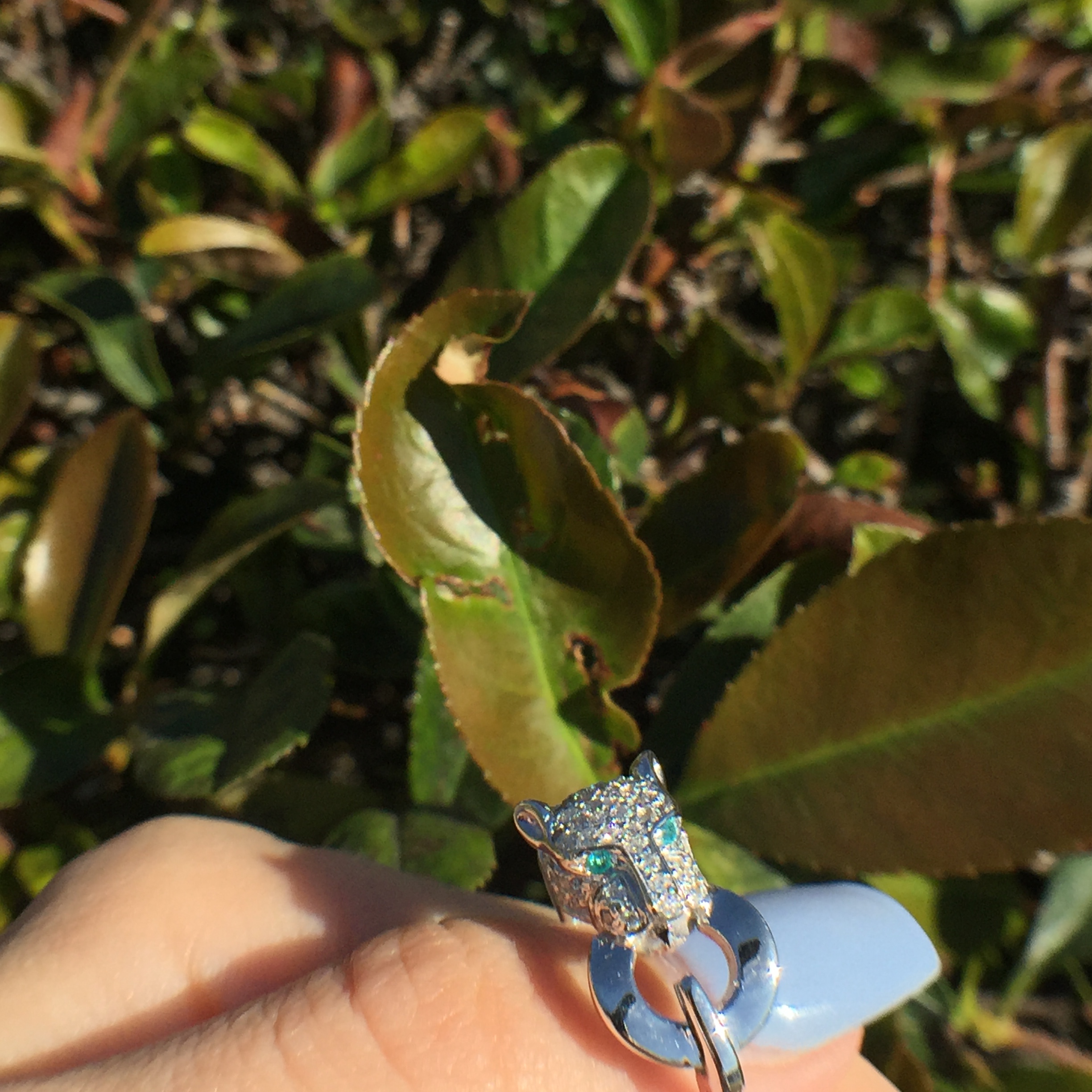 14k White Gold 0.69ct Paraiba & VS Diamonds Ring - Image 3