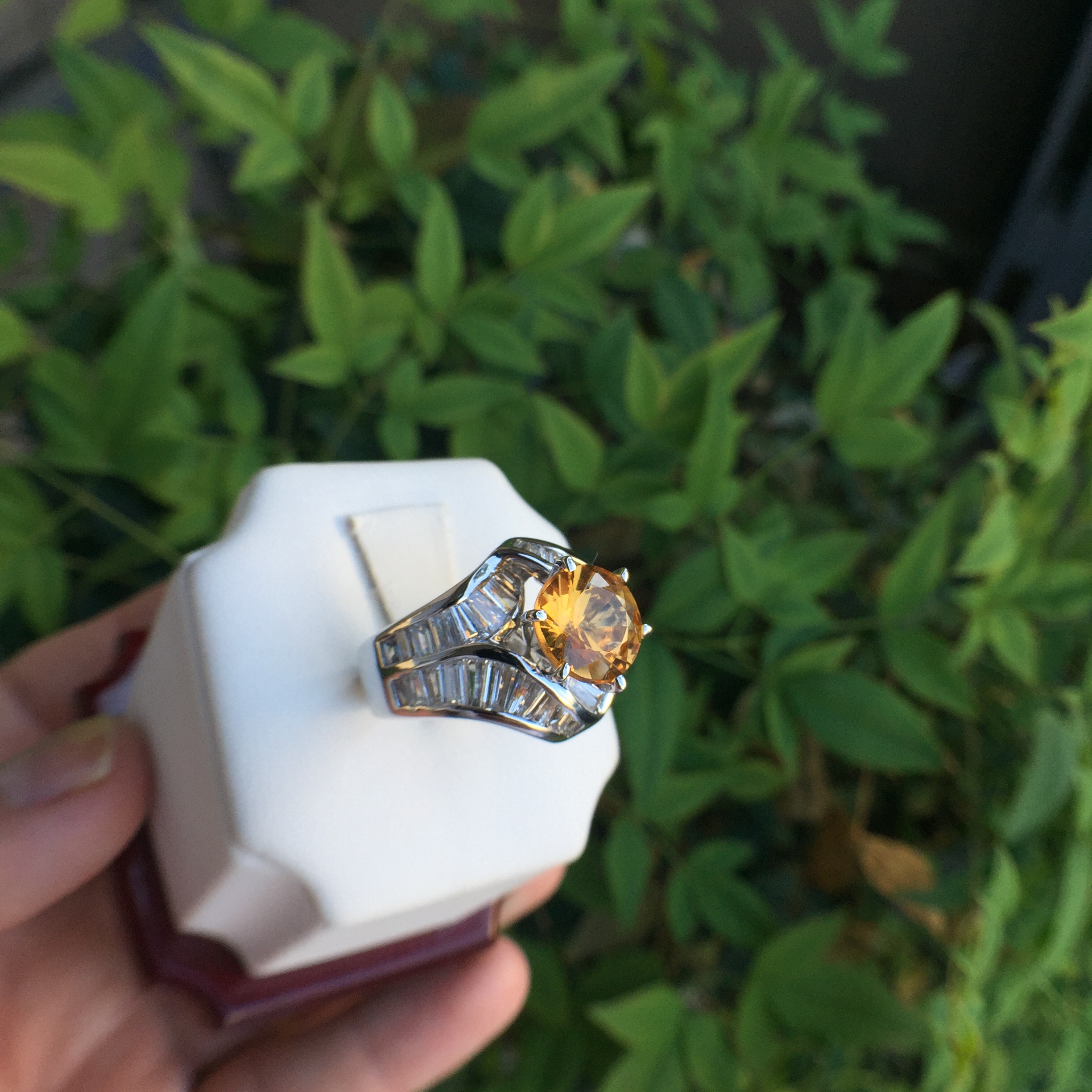 14k White Gold 4.85ct Imperial Topaz & VS Diamonds Ring - Image 20