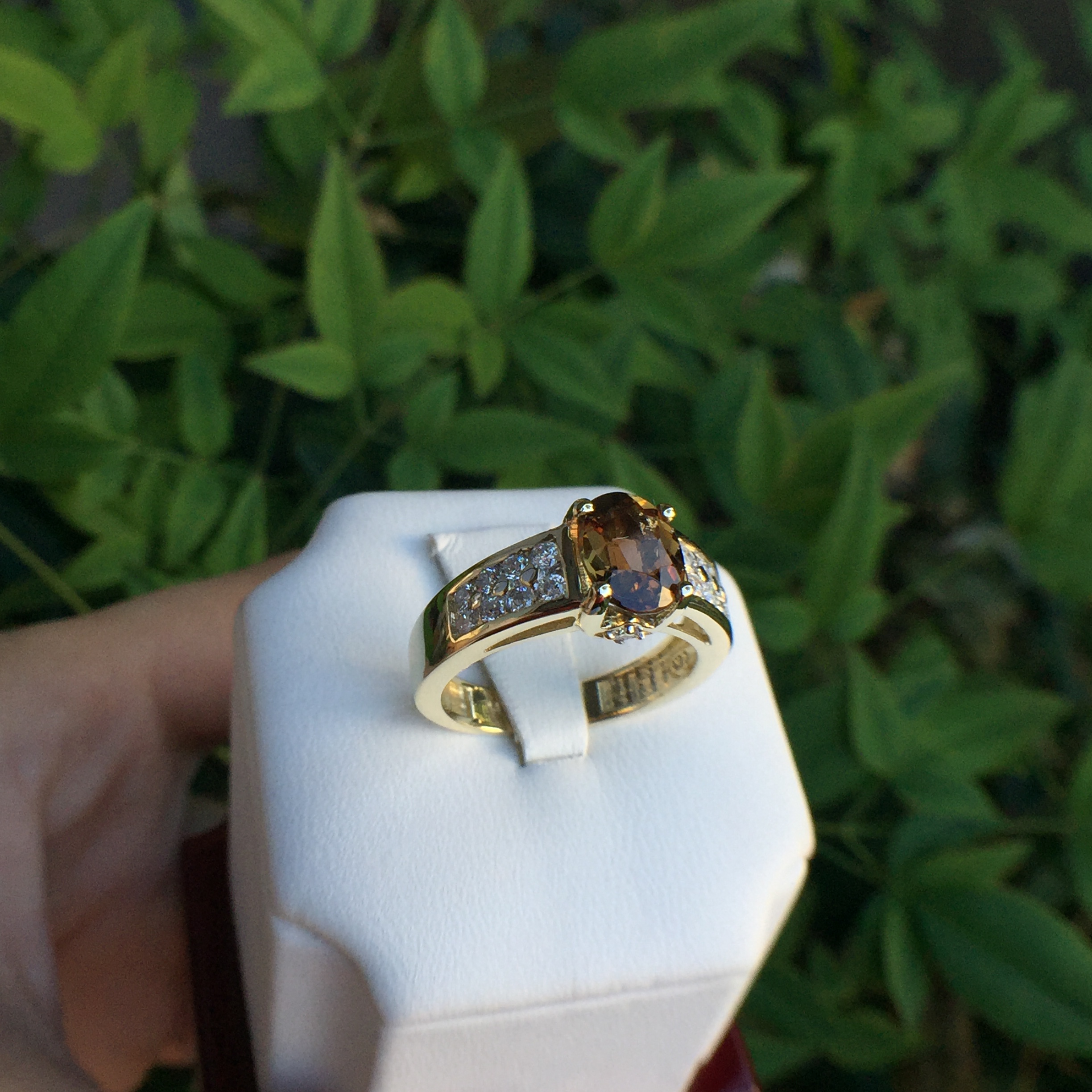14k Yellow Gold 2.01ct Andaluzite & VS Diamonds Ring - Image 24