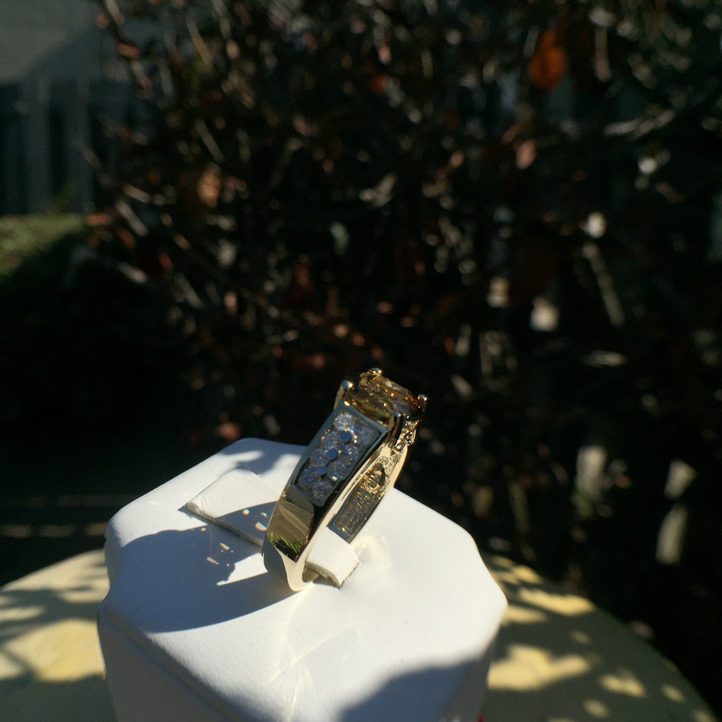 14k Yellow Gold 2.01ct Andaluzite & VS Diamonds Ring - Image 9