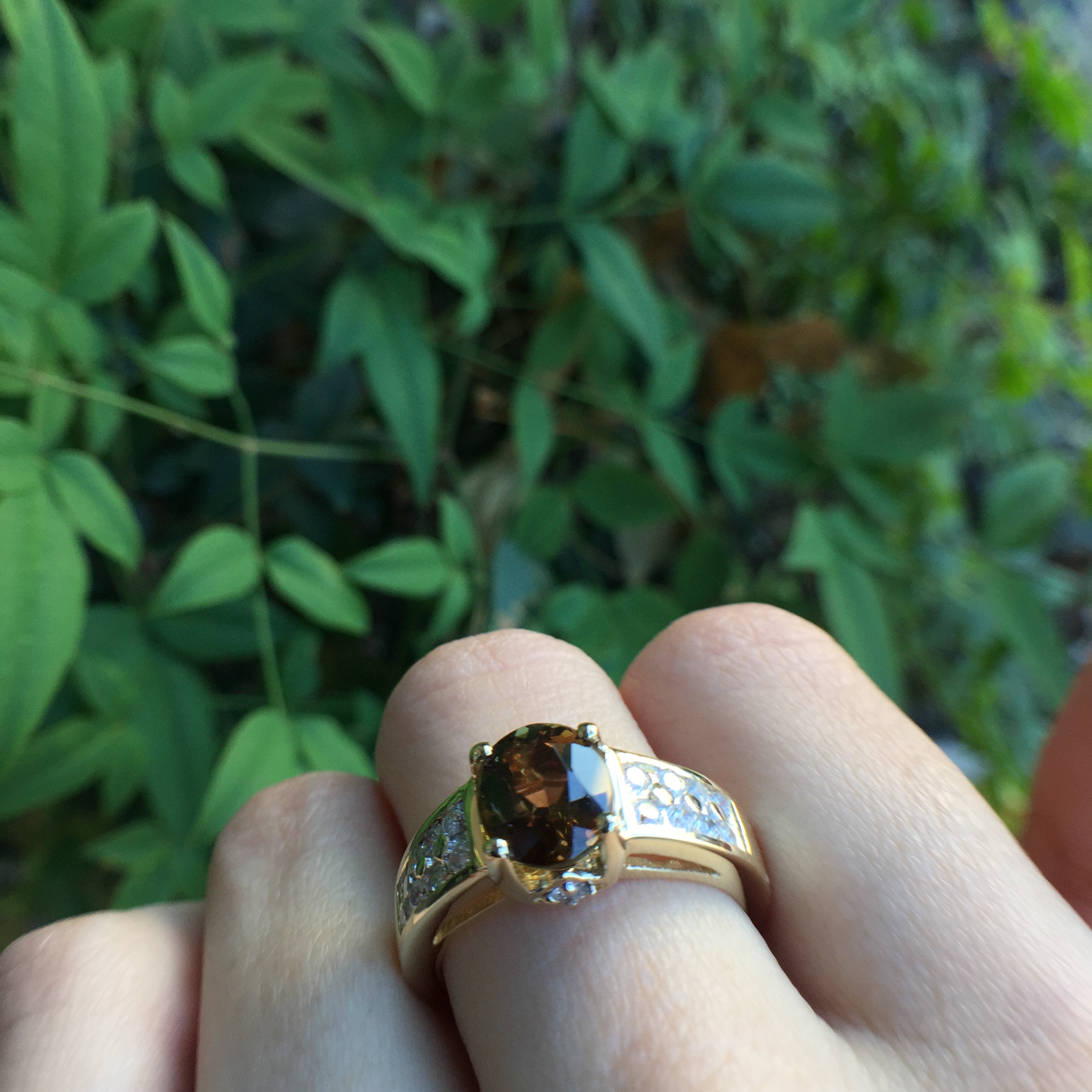 14k Yellow Gold 2.01ct Andaluzite & VS Diamonds Ring - Image 10