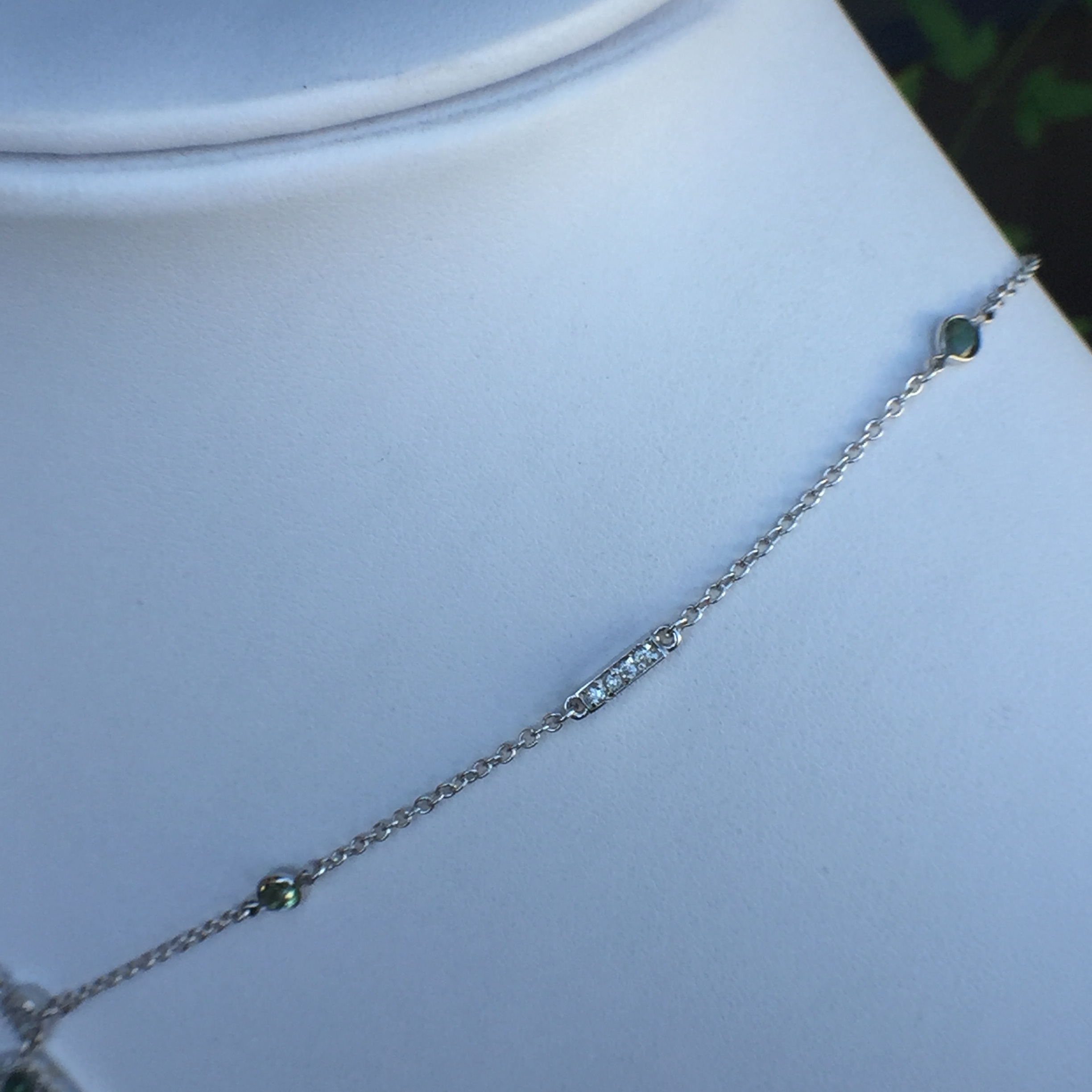 18k White Gold 8.83ct Alexandrite & Diamonds Necklace - Image 13