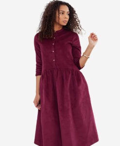 Meena dress maroon